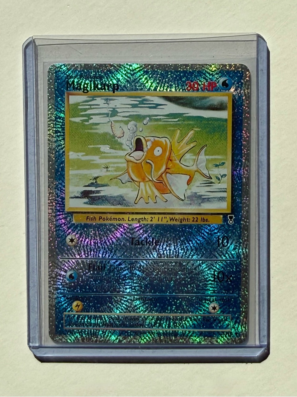 Magikarp 52/110 Legendary Collection Rev Holo Pokémon Fan Art DIY Custom Card